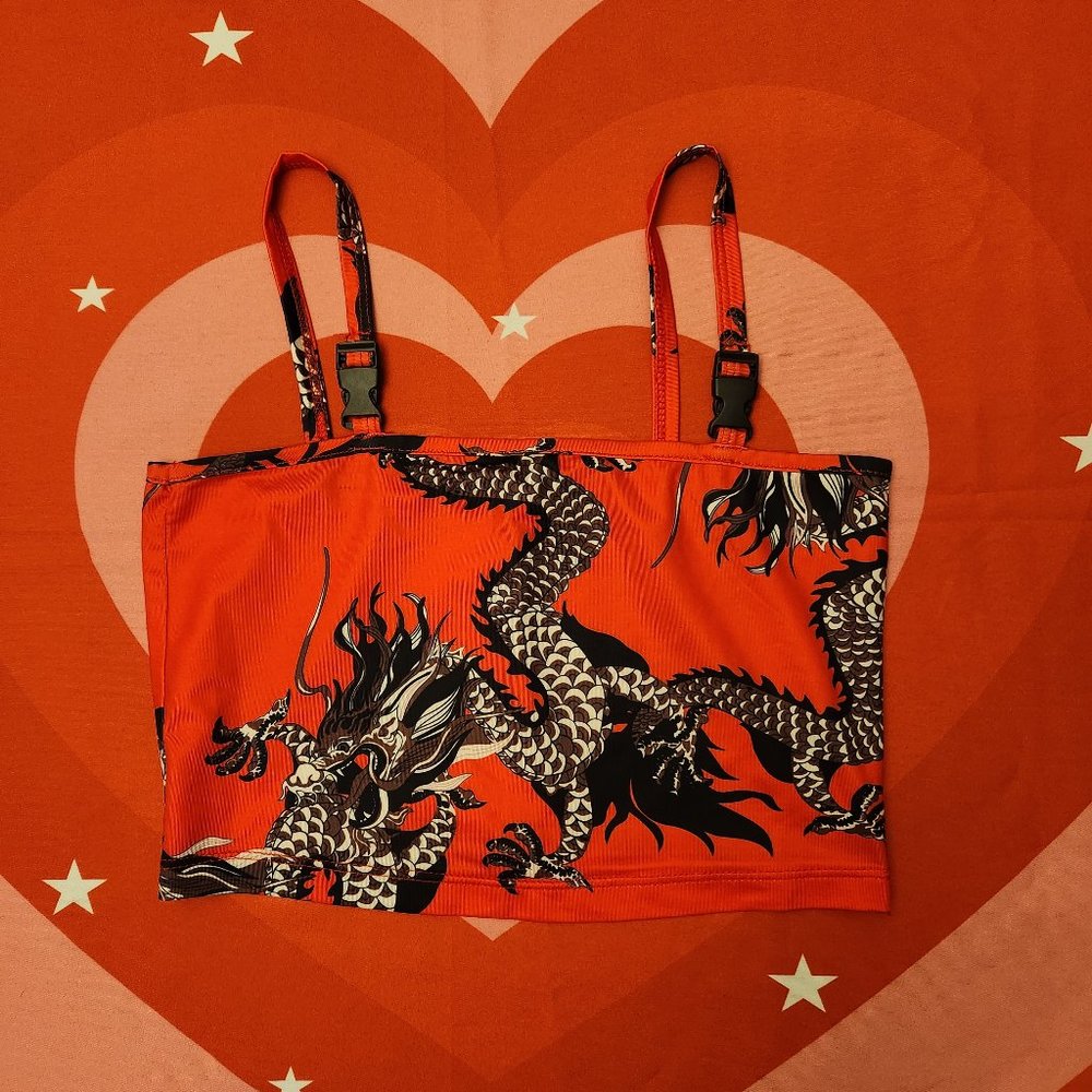 Japanese dragon style cami